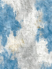 Fototapeta premium Distressed abstract background with cracked paint and rough textures, showcasing blue and white tones. This rustic, weathered texture is perfect for graphic design, web backgrounds, banners, and ar