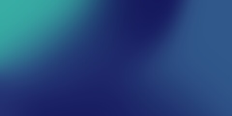 Fototapeta premium Abstract gradient background with smooth transitions of deep blue and vibrant teal cyan color tones