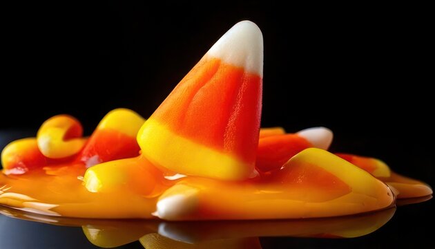 Candy Corn Still Life - A Sweet Halloween Treat.