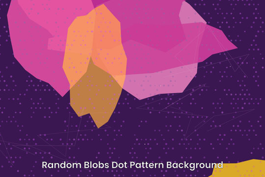 Random Blobs Dot Pattern Background 20