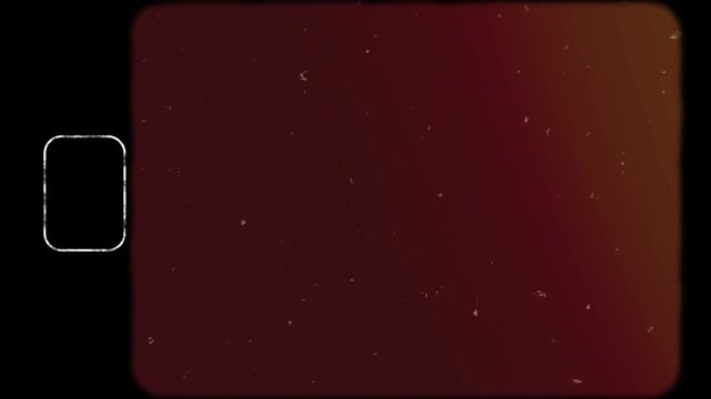 super 8 mm movie frame with film burn