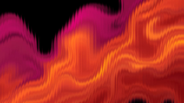 Abstract gradient background with orange, pink, and black swirling patterns