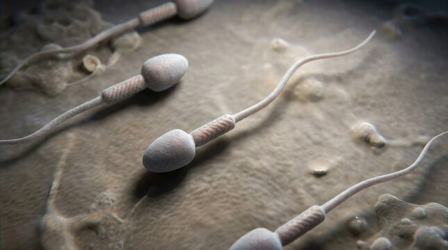 Biological origin sequence: sperm navigate, human reproduce, embryo develop, fertilize process, internal view, female system, vital journey, life begin, cellular change.
