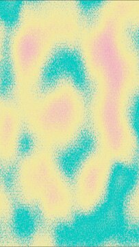 Soft pastel pink, blue, and yellow abstract shapes with soft gradients. Dotted halftone pattern of cloud-like forms. This image functions as a fresh, modern background for graphic projects.