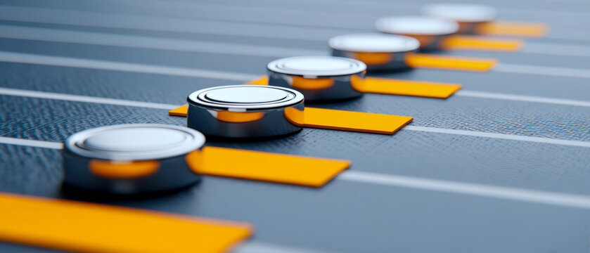 Round Priority Markers on Parallel Lines for Planning and Workflow Strategy