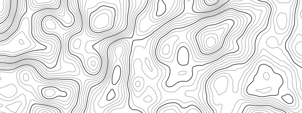 Nautical radar map with ocean currents and bottom topography. Vector floor for navigation design world sea chart through sonar. Patterns and contours of water topographic illustration.
