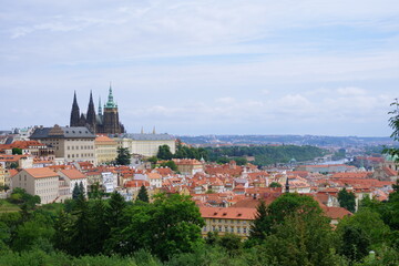 Obraz premium view of prague castle