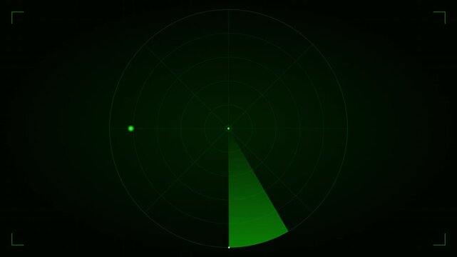 radar sonar ping animation abstract tech background