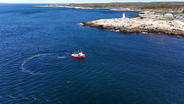 Peggy's Cove In Nova Scotia