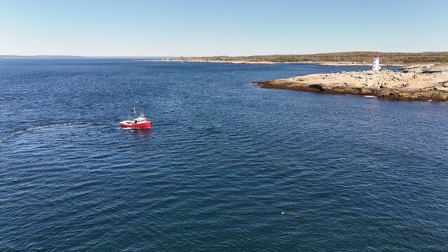 Peggy's Cove In Nova Scotia