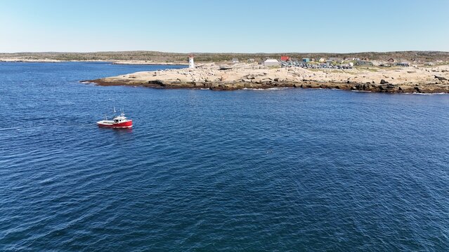 Peggy's Cove In Nova Scotia