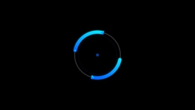 rotating arrows refresh sync update loop animation