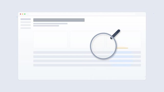 search engine optimization magnifying glass web browsing