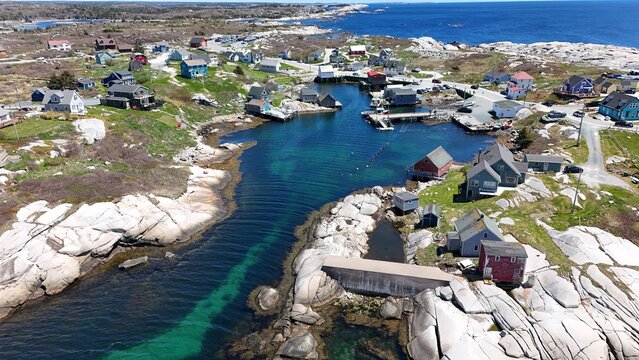 Peggy's Cove In Nova Scotia