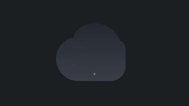 technology cloud computing server data transfer animation