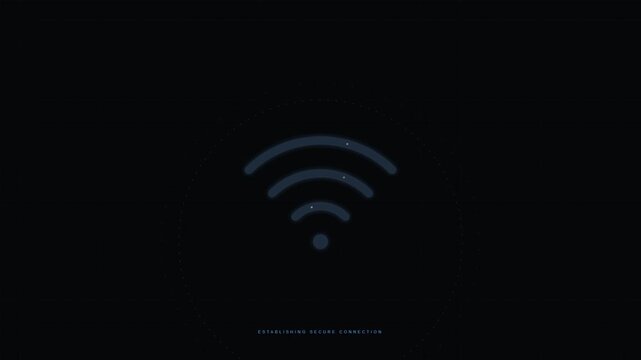 wifi wireless connection internet signal tech animation