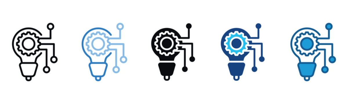 Innovation Icon Set Multiple Style Of