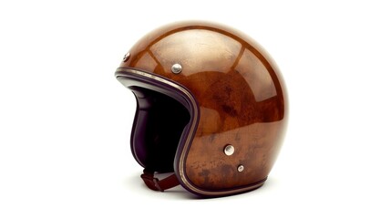 Fototapeta premium ski helmet on white background