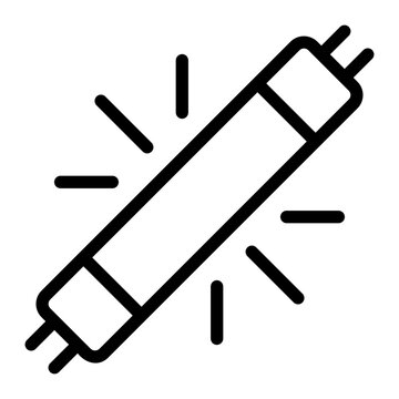 flourescent line icon