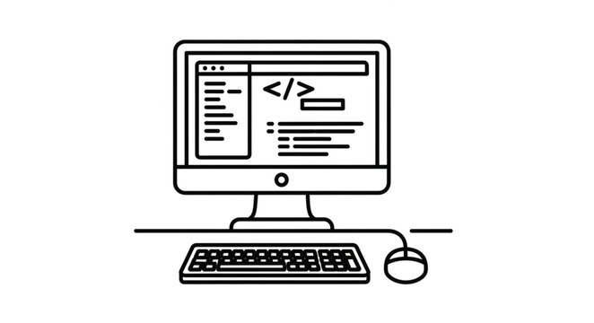 Computer screen displaying code and programming interface.