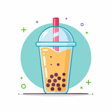 Bubble Tea Illustration