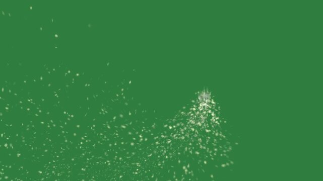 A green screen with white background and snow falling from the top lot of down it on some dots animated chromakey background layers frame motion creative emotion illustration movement