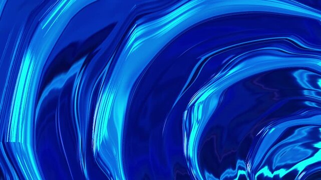 Blue color flowing on abstract glowing wave pattern. Loopo able modern simple backdrop
