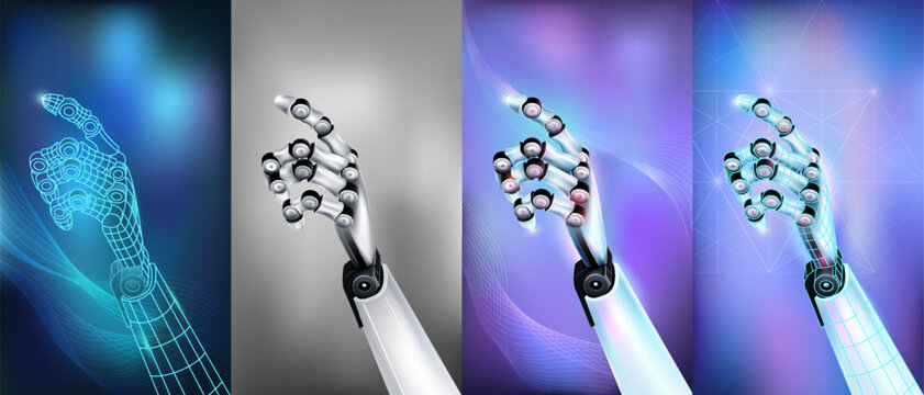 3 d render of silver chain necklace with geometric shapes and abstract teal, purple, gold patterns