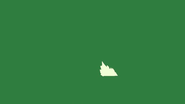 A green screen with white bird on it and feather background animated chromakey background layers backgrounds depth frame composition creative motion style elements movement cartoonish