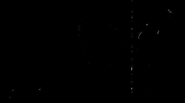 Vintage 8mm Film Scan with Light Burns, Texture. Abstract Retro Film Frame with Faded Color, Scratches, and Light Leaks 4k stock video.