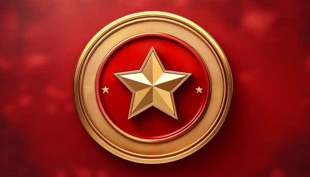 red circular seal with gold border and star indicating a top selling product