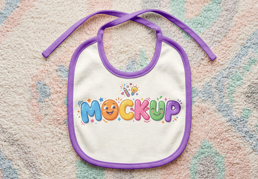 Baby Bib Mockup