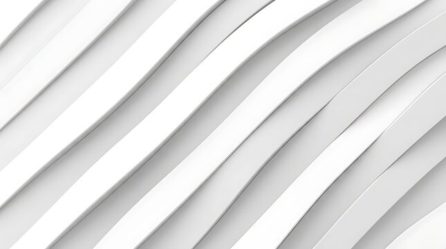 Stack of blank white paper sheets layered diagonally in minimalist abstract composition