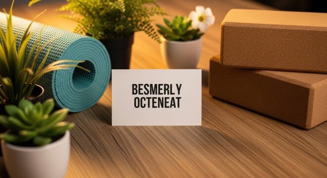 Yoga day essentials eco friendly yoga mat and blocks for mindful practice
