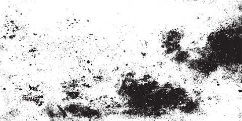 Fototapeta premium Abstract texture of grunge white and black scratches and cracks distressed dust wall Overlays grain dot white paper noise texture distress effect illustration pattern background