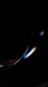 Abstract animation, iridescent background design, vertical 4k seamless loop 3d animation