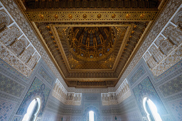 Obraz premium Ornate Mausoleum Interior - Rabat, Morocco