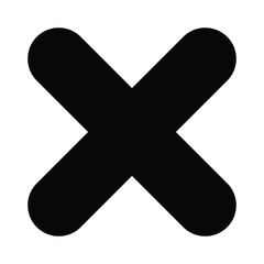 Close X Icon Vector Illustration for Cancel, Exit and Dismiss User Interface Actions © AKASH