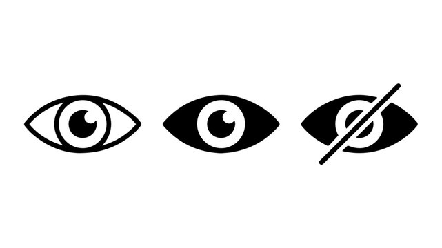 vector illustration of a black eye