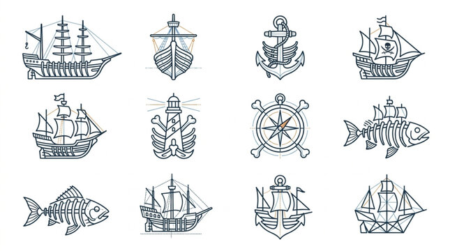 Historical and Naval Emblem Collection