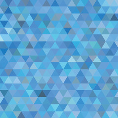 Fototapeta premium Light BLUE vector triangular cover. Geometric illustration in Origami style with gradient. Triangular pattern for your design. eps 10
