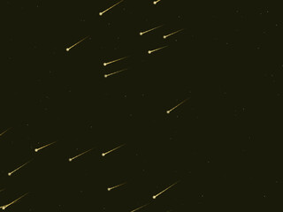 Falling Stars Comet Trails Dark Sky Pattern © iushakovsky