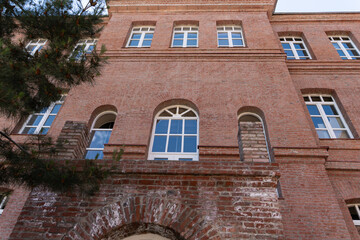 Naklejka premium Architecture of old Tbilisi, capital city of Georgia