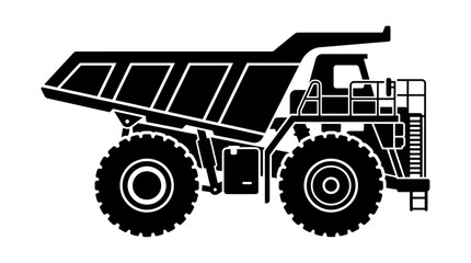 Mining Truck Vector Illustration © Kill
