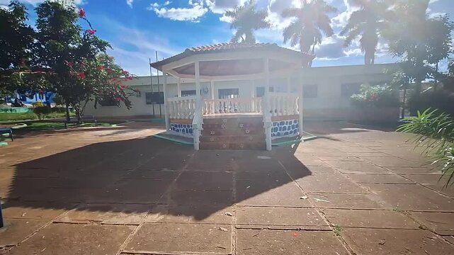 coreto na cidade de Correntina, Estado da Bahia, Brasil
