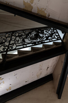 Old staircase in historical part of the Tbilisi city, Georgia