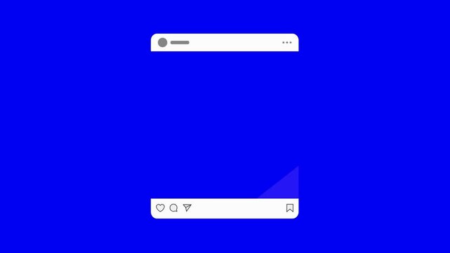 Animated web browser windows on blue background technology concept with moving app icons