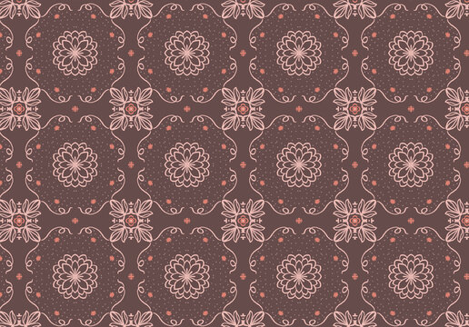 seamless damask pattern