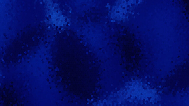 Blue abstract background with dark and light blue pixels and shapes  modern design element