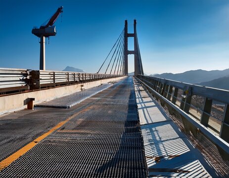bridge resting on seismic isolators to absorb shock waves during earthquake ensuring structural integrity and safety